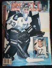Manon Rheaume Tampa Lightning Signed Autographed Hockey 1992 Beckett Magazine