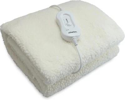 SCHALLEN Premium Comfort Electric Heated Double Blanket Remote Control - 3 Heat Settings