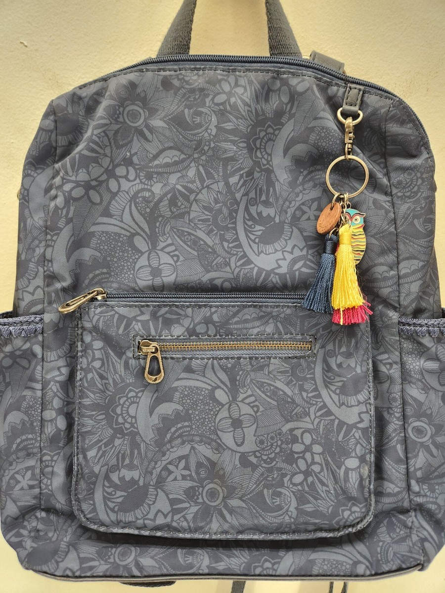 Sakroots Recycled Loyola Convertible Backpack Blue Floral | eBay display picture 1