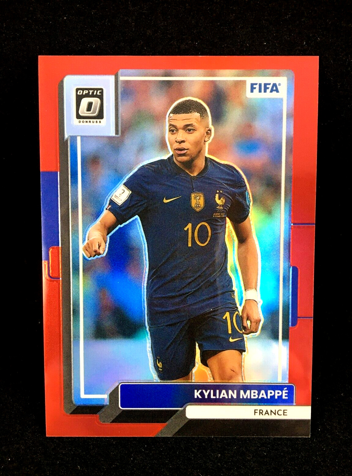 Kylian Mbappe 2022-23 Donruss FIFA Soccer Optic RED /165 #51 France