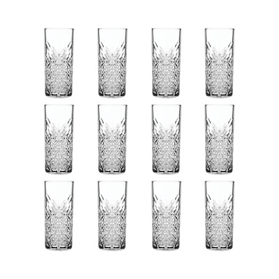 3 x 4er-Set - Pasabahce 420326 Raki Gläser Trinkgläser Kristalldesign 