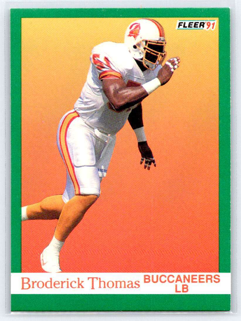 1991 Fleer #381 Broderick Thomas