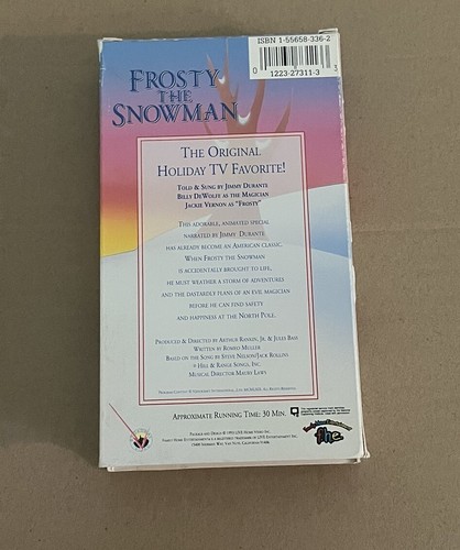 Family Home Entertainment Frosty the Snowman VHS 1993 Release - Good Condition - Picture 3 of 4