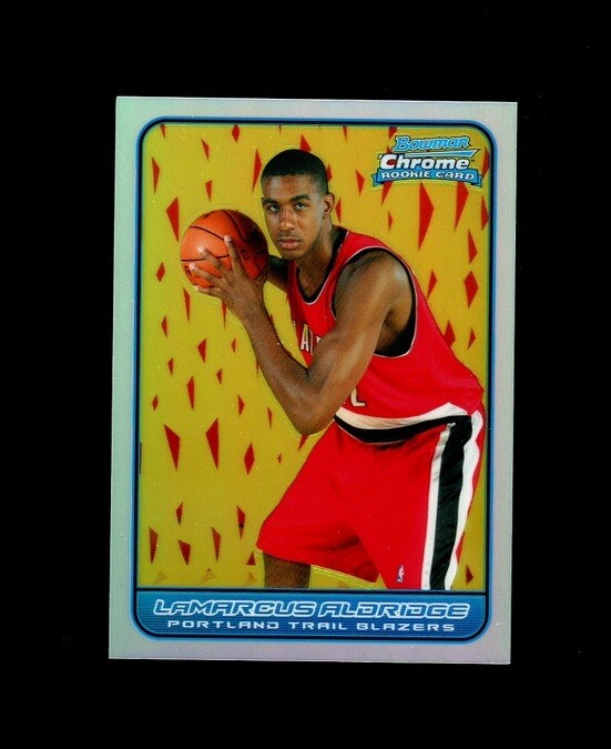 RARE 2006 Bowman Chrome REFRACTOR ROOKIE SP LAMARCUS ALDRIDGE /249 RC! Portland