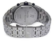 Audemars Piguet Royal Oak Offshore Steel Diamond Iced Out 42 mm Watch 25721ST 7