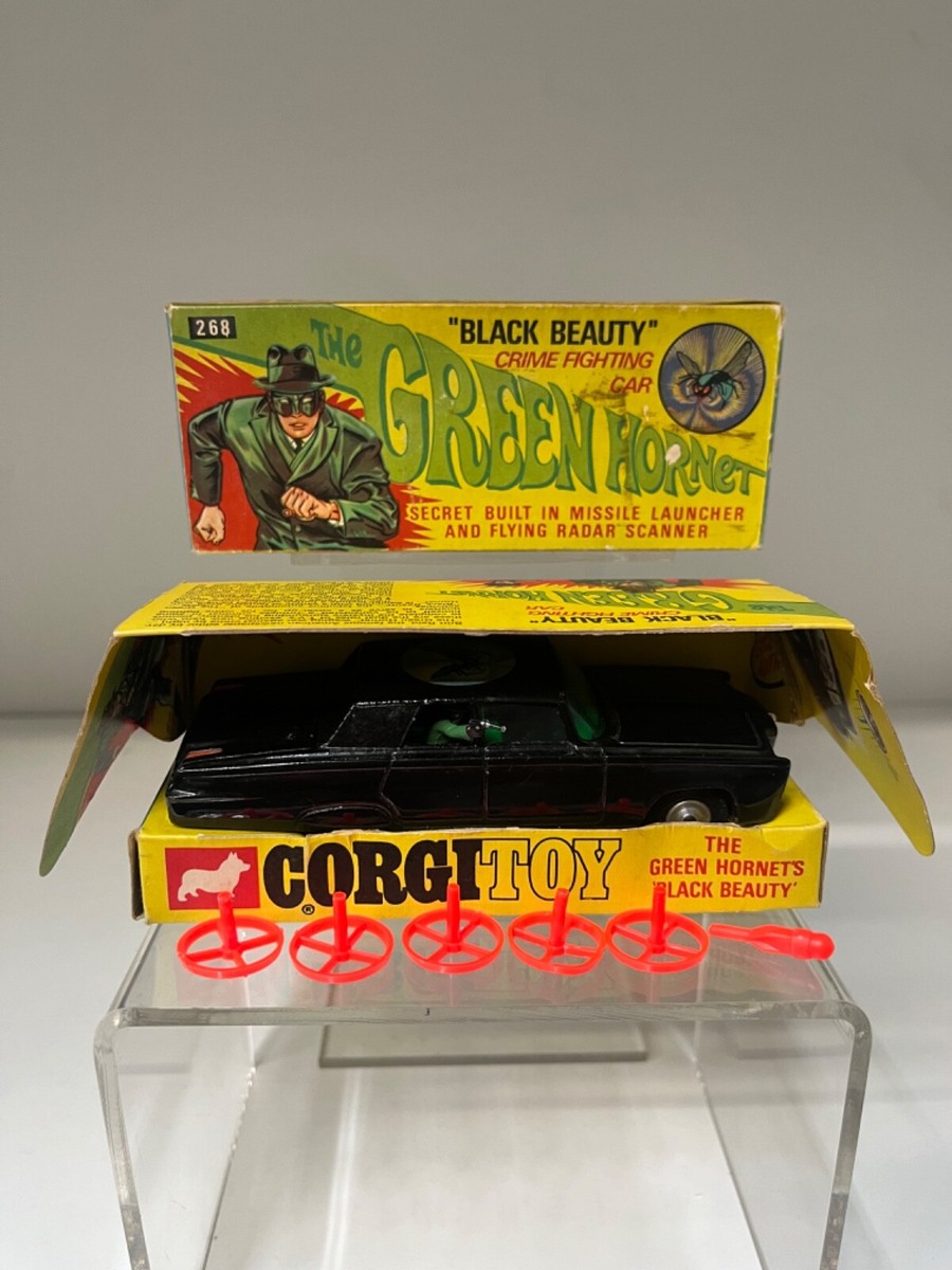 CORGI 268 GREEN HORNET BLACK グリーンホーネット Vintage 1966 Corgi 268 Green Hornet BlACK BEAUTY Near Mint