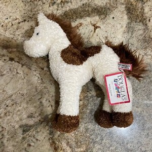 Duke 17" Appaloosa Horse Douglas Cuddle Toys Stuffed Animal Plush Leopard Foal - Foto 8