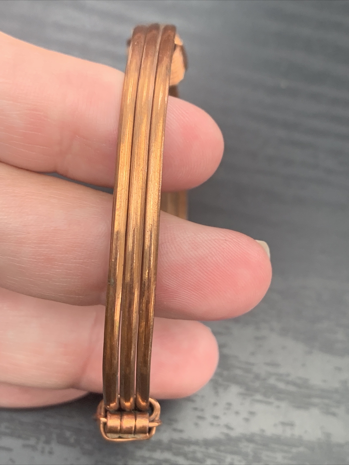 Vintage quality solid copper open back hand made … - image 6