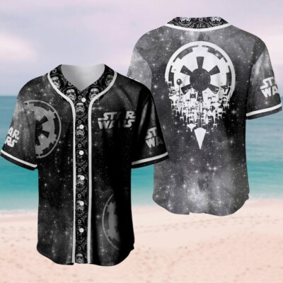 Star Wars Millennium Falcon Galaxy's Edge Spaceship Baseball Jersey Shirt