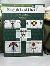 English Lead Lites Stained Glass Pattern Book, Books, Victorian Panels, Windows