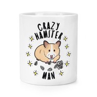 VerrüCkte Hamster Mann Stars Makeup Pinsel Bleistift Topf - Lustig Tiere
