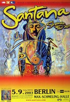 Santana - Shaman Berlin, Berlin 2003 | Konzertplakat | Poster