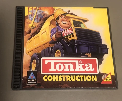 Tonka Construction CD Rom Windows Interactive Game 1997 Hasbro Free Shipping