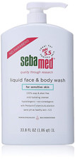 Sebamed Liquid Face and Body Wash, for Sensitive Skin 33.8-Fluid Ounces Bottle