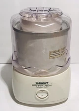 Cuisinart ICE-20 Frozen Yogurt Ice Cream & Sorbet Maker 1.5 Qt White BPE Free