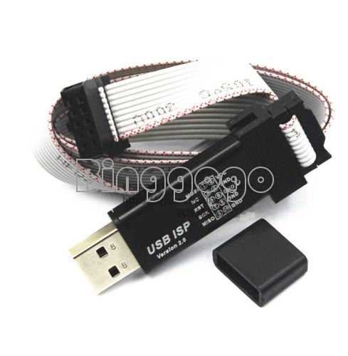Mini USBISP USBASP Programmer Aluminum for 51 ATMEL AVR WIN7 64 - Bild 4 von 4
