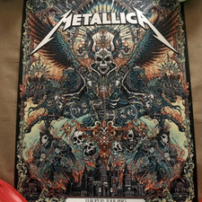 Metallica Europe Pop-Up Poster - Hand Numbered ?/90