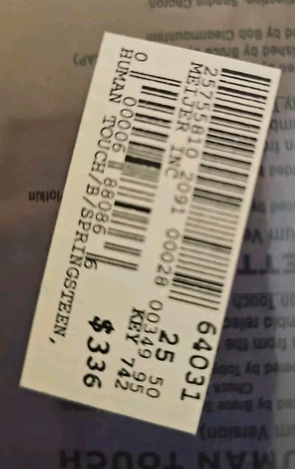 Bruce Springsteen - Human Touch / Better Days Cassette Single SEALED Columbia  - Image 2 of 4