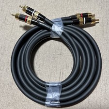 6 Ft Composite Audio Video A/V AV Cable for TV DVD VCR  More - 2 prong/2 prong