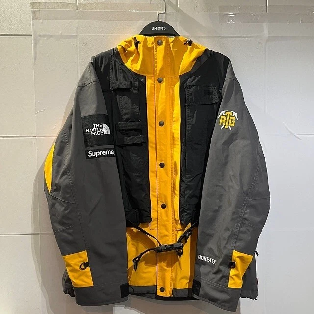 Supreme X The North Face 20ss RTG VESTE GILET survêtement jaune noir L NF0A4PAI
