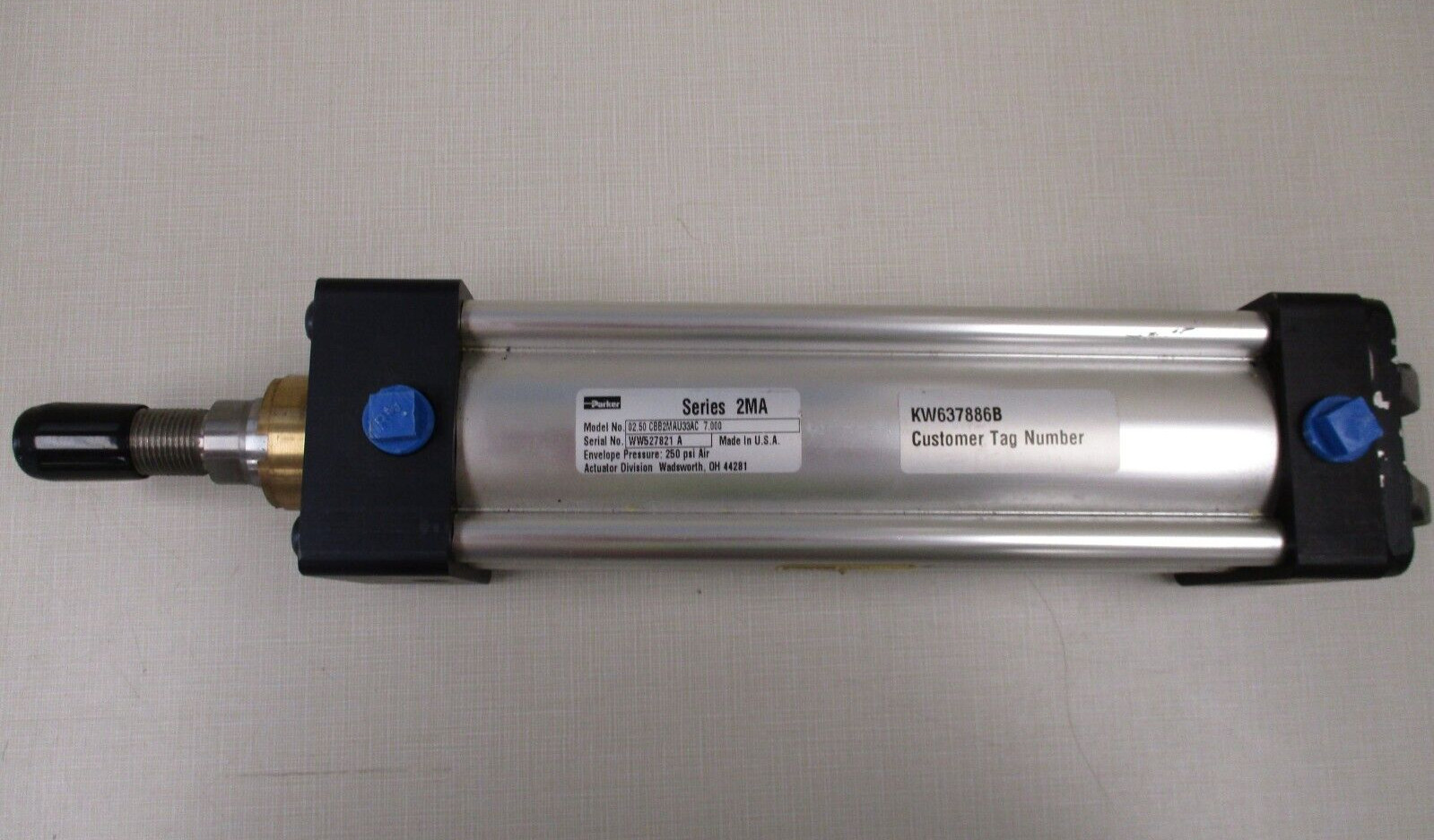 Parker Series 2MA, 02.50 CBB2MAU33AC Hydraulic Cylinder