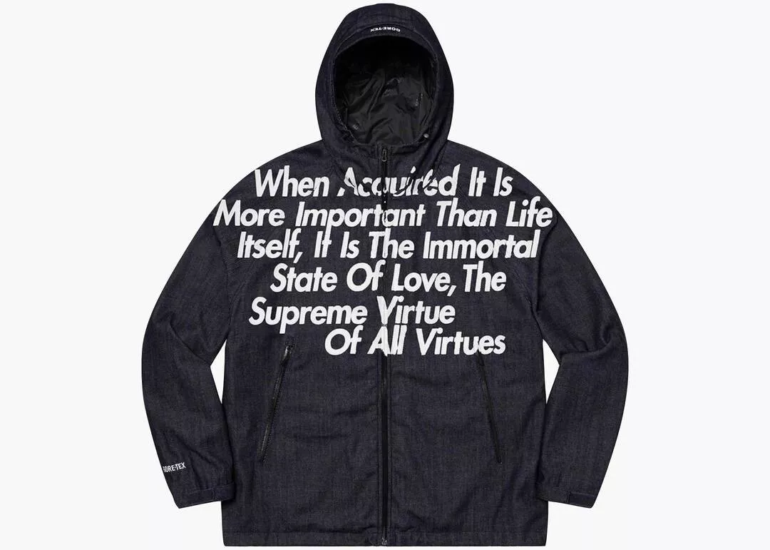 Supreme/JUNYA WATANABE COMME des GARÇONS MAN GORE-TEX Denim Parka - Indigo - SM