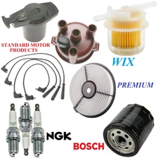 Tune Up Kit Filters Cap Wire Plugs For CHEVY SPRINT L3 1.0L; NAT. ASP 1987-1988