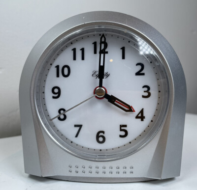 Equity by La Crosse Night Vision Silent Sweep Analog Alarm Clock