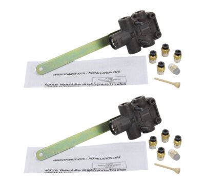 (2  Pack) Height Control Leveling Valve w/ Dump Feature Fits Peterbilt, Freig...