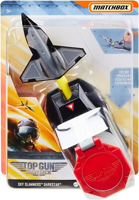 New Matchbox Top Gun Maverick Sky Slammers Attack Jet  Aircraft Launcher Toys