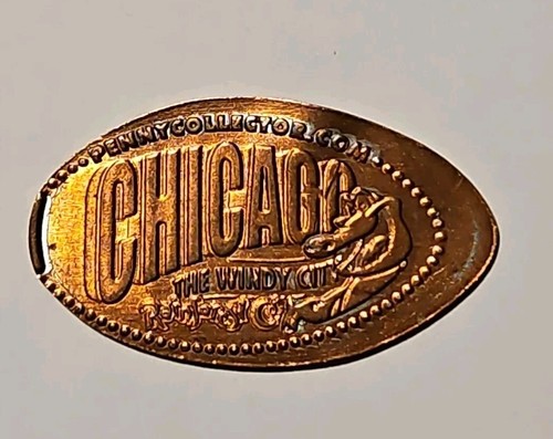Chicago The Windy City Regenwald Cafe länglicher gepresster Penny