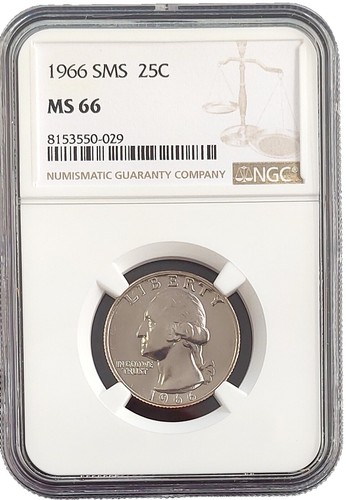1959-D ICG MS66+ WASHINGTON QUARTER 25c MS 66 + PLUS NICE GOLD