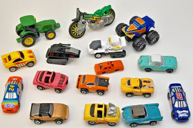 Lot of Micro Machines Galoob Mini Collectible Cars Motorcycle GI Joe John Deere