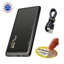 Portable Power Bank 10 000mAh 5V 3A QC PD Nitecore NB Plus Lightweight USB-C
