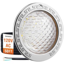 SURAIELEC Pool Lights for Inground Pool, 10 Inch 120V LED Underwater