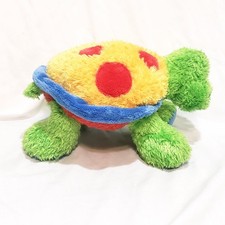 Juguete de peluche Tortuga Tutti Frutti Baby Gund 12" amarillo verde rojo azul