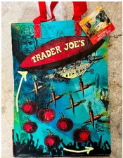 1 Trader Joe's OHIO (BUCKEYE STATE) BAG Reusable Shopping Grocery ECO Bag, NWT🔥