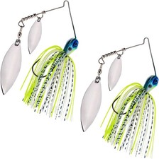 Reaction Tackle Tungsten Spinnerbait – Double Willow 1/2 oz, Charming Shad