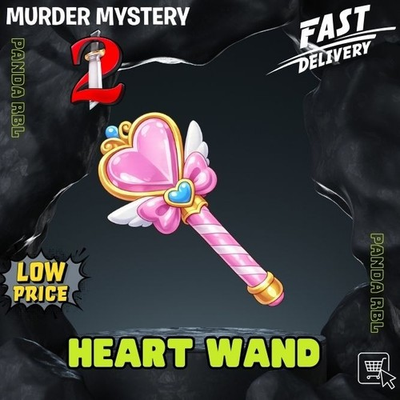 #ad Murder Mystery 2 MM2 Heart Wand $4.36