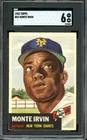 1953 Topps #62 Monte Irvin New York Giants HOF SGC 6 EX-NM
