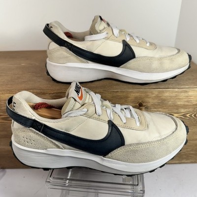 NIKE WAFFLE DEBUT RETRO Runner Sneaker Womens SZ 8 Sandrift Phantom Running Y2K