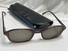 Vintage USS BCG's Military Issue Brown Glasses Frames 4 1/2 - 5 3/4 Retro Tinted
