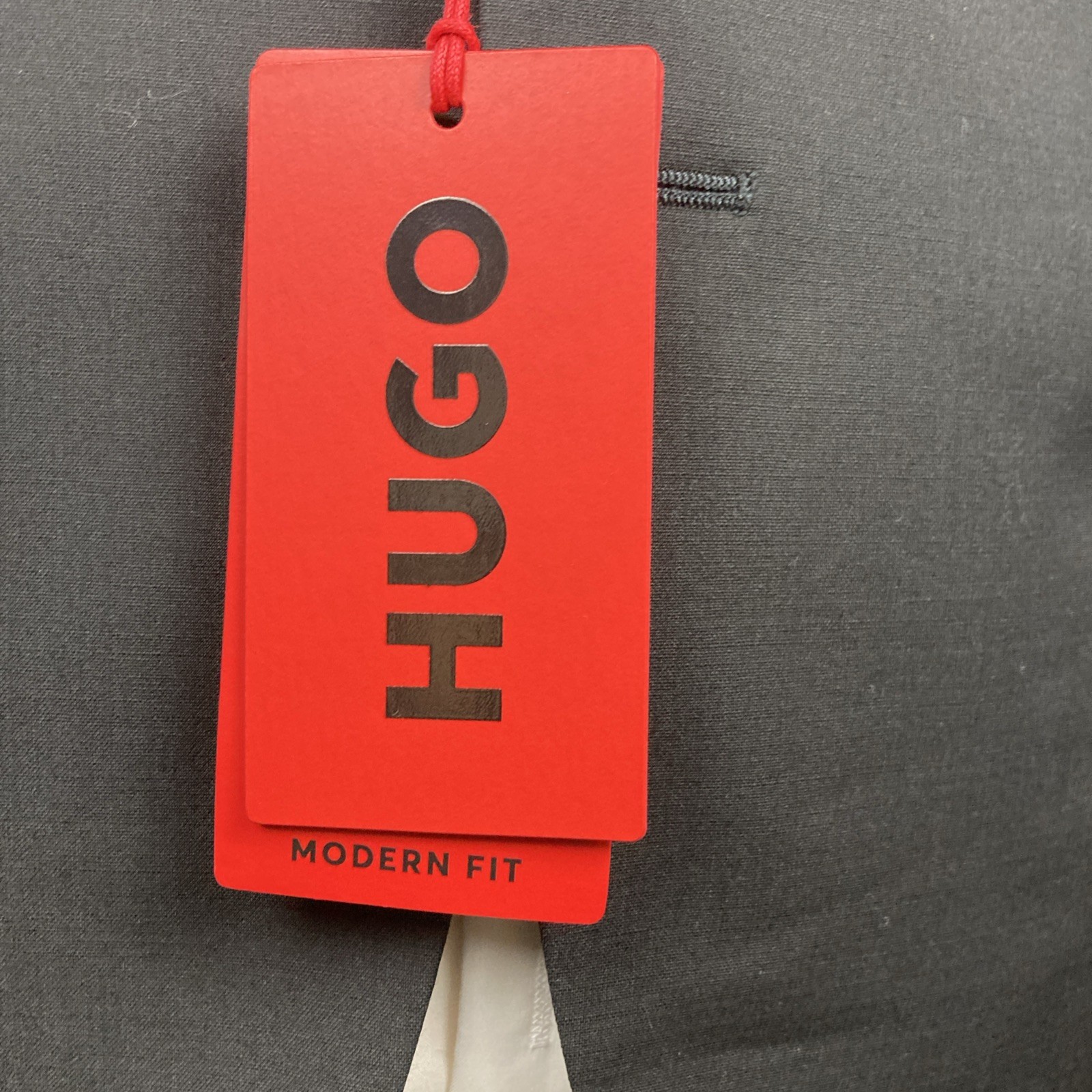 Hugo Boss Men Modern fit 2 Pc Suit Jacket 40 S Pants 34W Black Solid F02258 thumbnail 4