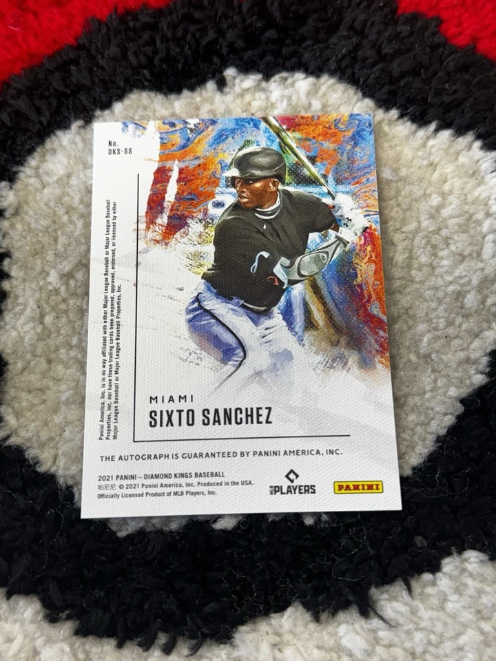 Sixto Sanchez 2021 PANINI DIAMOND KINGS SIGNATURES AUTO #DKS-SS RAYS /99 - Image 2 of 2