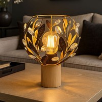 Tischlampe Tischleuchte Schlafzimmerlampe Leseleuchte Kristalle 1 Flammig 25 Cm