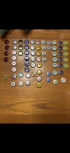 67 Vintage Pepsi & Coke various mixed Bottle Cap lot