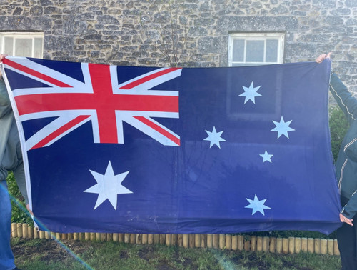 Flag Australia Huge Cotton  97" x 60". #23