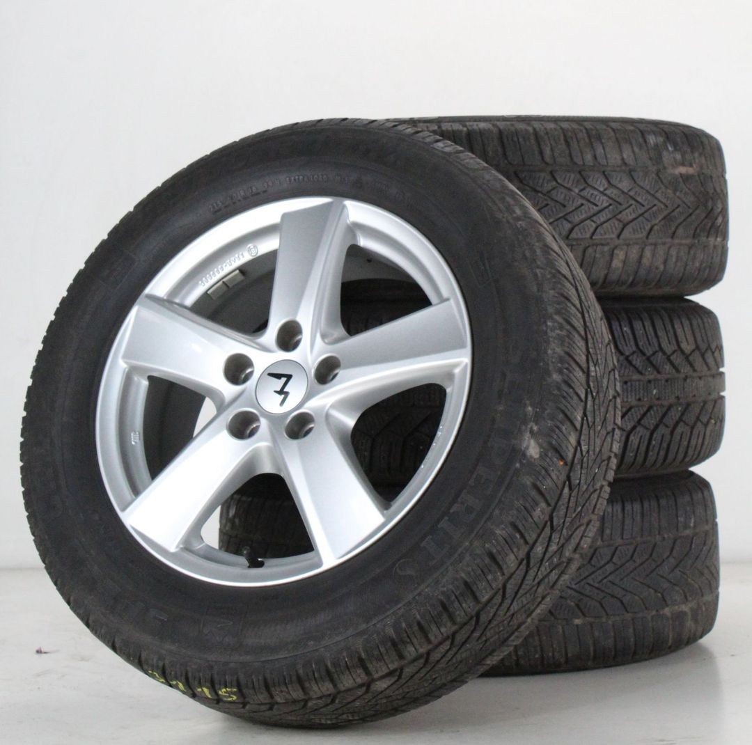 VW Beetle Winter Wheels 16 Inch Rims Alutec Silver Alloy Rims KBA 48450