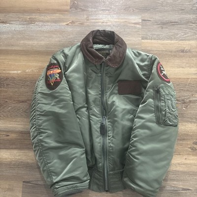 Vintage Jimmy Buffett Alpha Industries Embroidered Bomber jacket Size XL
