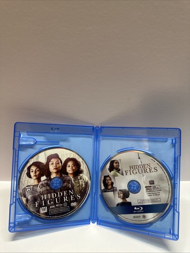HIDDEN FIGURES BLU-RAY + DVD COMBO PACK MOVIE FILM SET NO DIGITAL CODE - 第 3/3 張圖片
